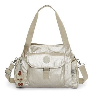 Kipling Cream Shoulder Bag